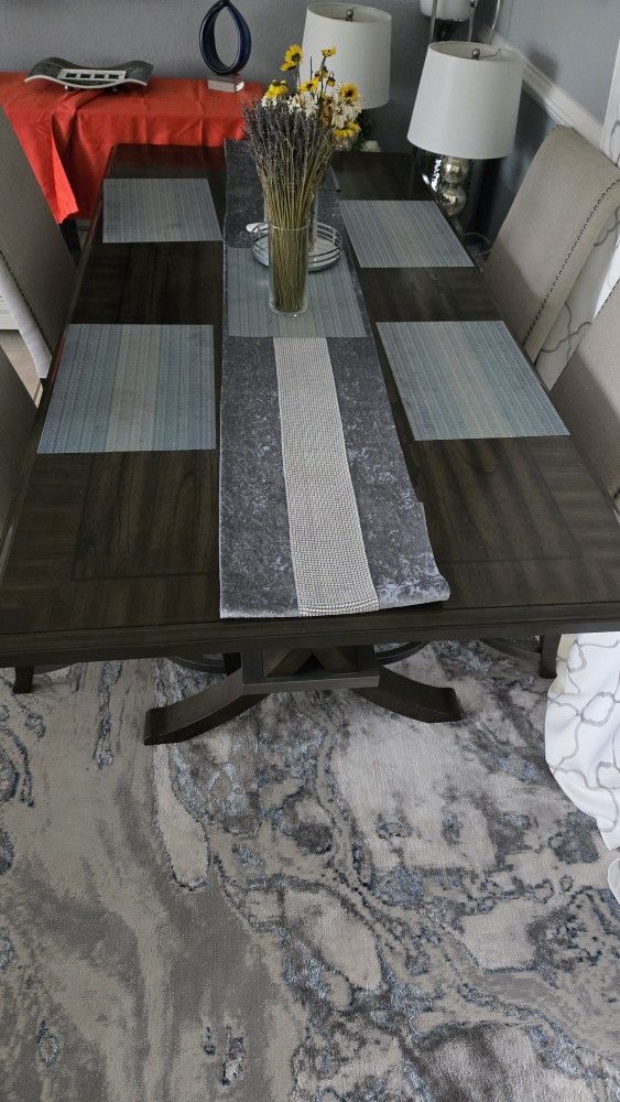Solid Wood Dining Table Set