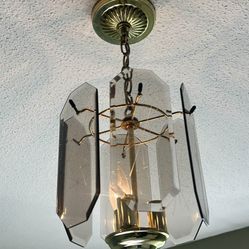 Set Of 2 Crystal Chandelier Light Fixtures
