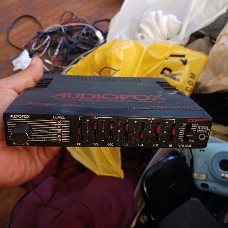Audiovox Amp-770 Vintage Car Eq Booster