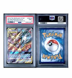 Pokemon Hidden Fates Promo Zapdos, Articuno, and Moltres PSA 9