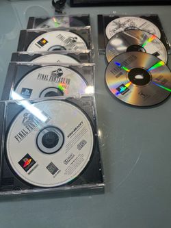 PlayStation 1 Final Fantasy VIII and Vagrant Story Games - 8 cds