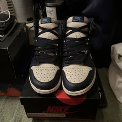 Jordan 1 Unc Obsidian Sz 9