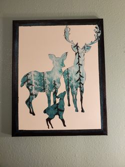 Deer painting