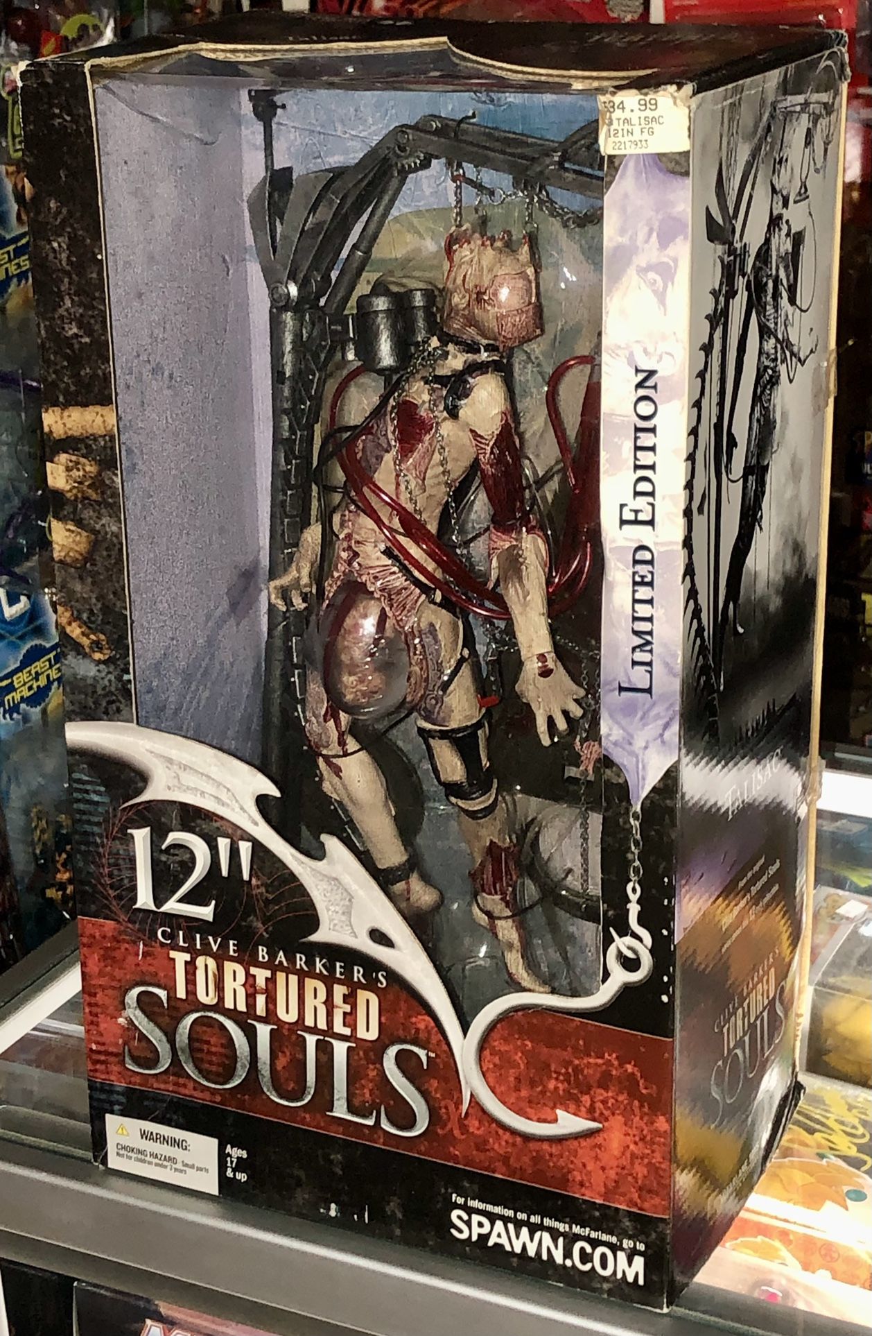 Todd Mcfarlane Clive Baker’s Torture Souls Limited Edition 12” Collectible Bloody TaLiSAC