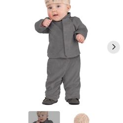 Mini Me (doctor Evil) Baby Halloween Costume 0-3 Months  