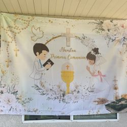 Nuestra Primera Comunión Banner 