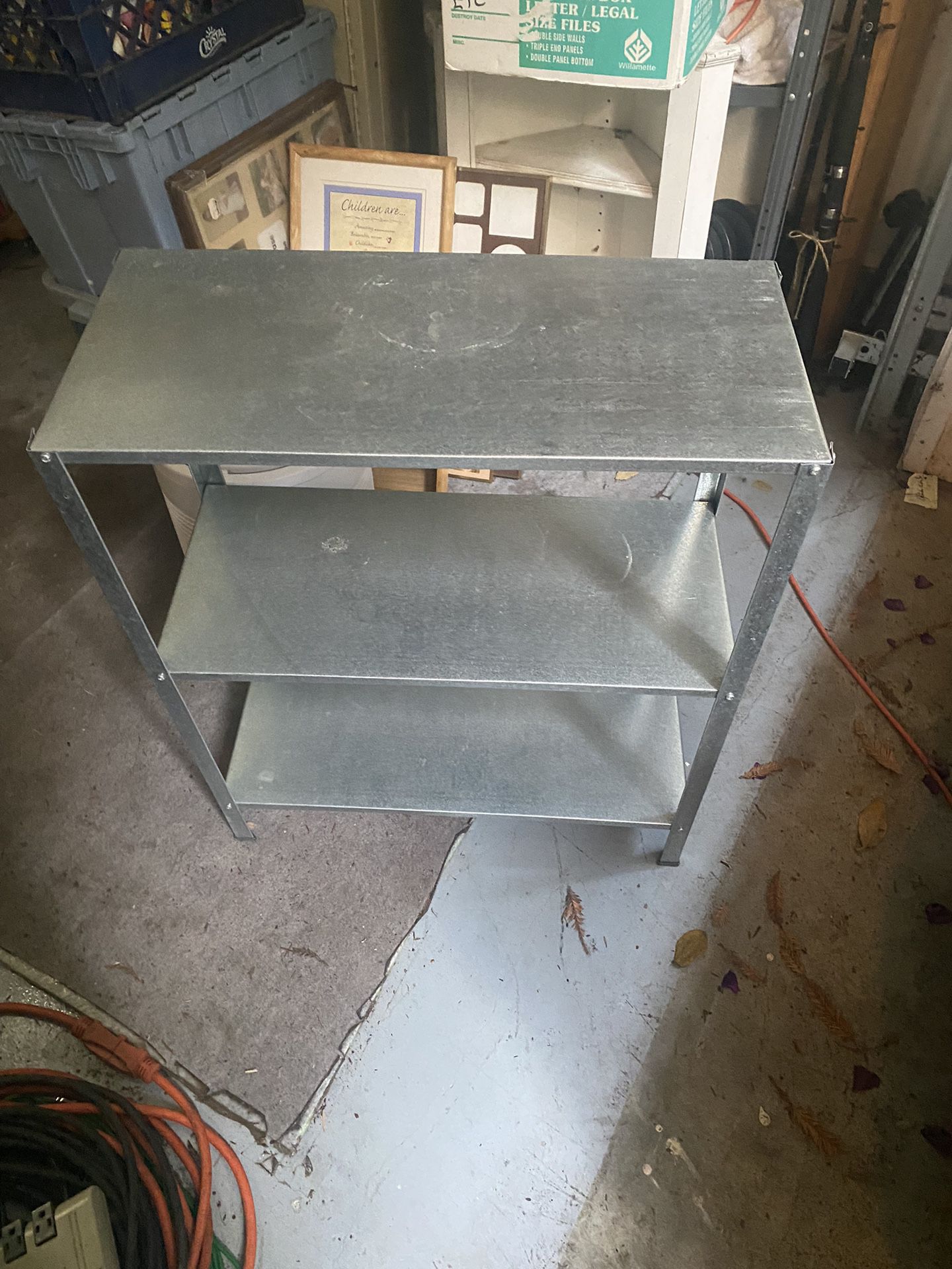 Small Steel Shelf Unit