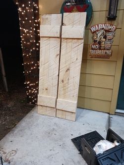 Rustic Window Shutters
