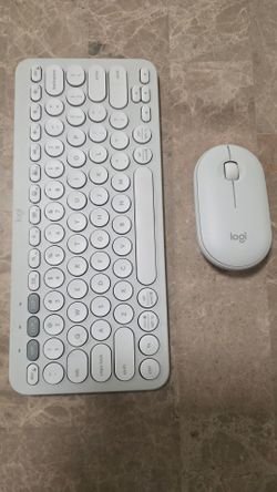 Logitech Pebble Mouse And Keyboard