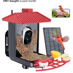  NEW SOLAR BIRD FEEDER WITH CAMERA