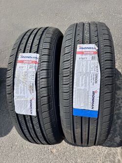Pair (2) 225 65 17 Ironman All Season Tires