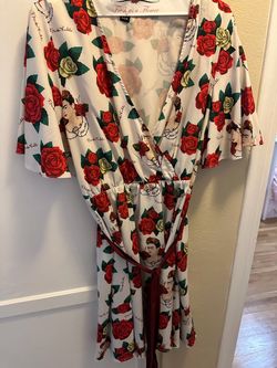 Frida Kahlo Dress Size 2X Woman