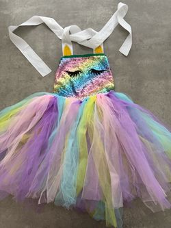 Unicorn Halter Dress Costume