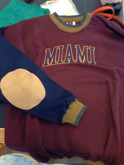 University of Miami sweatshirt