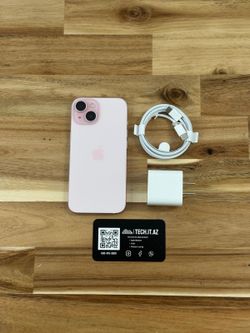 📱 iPhone 15 | 128GB | Pink | T-Mobile/Metro PCS Only | Hablo Español 