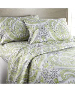 Southshore Linen 4-piece Sheet Set - Queen - Green