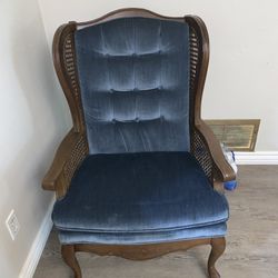Blue Wooden Chair 