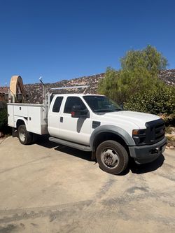 2008 ford f450 4x4 service truck with lift gate