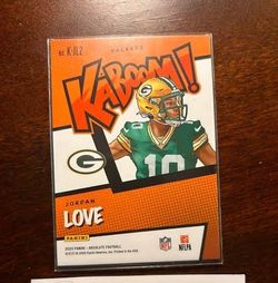 Jordan Love 2020 Panini Absolute Kaboom! Rookie Card #K-JL2 Green Bay Packers
