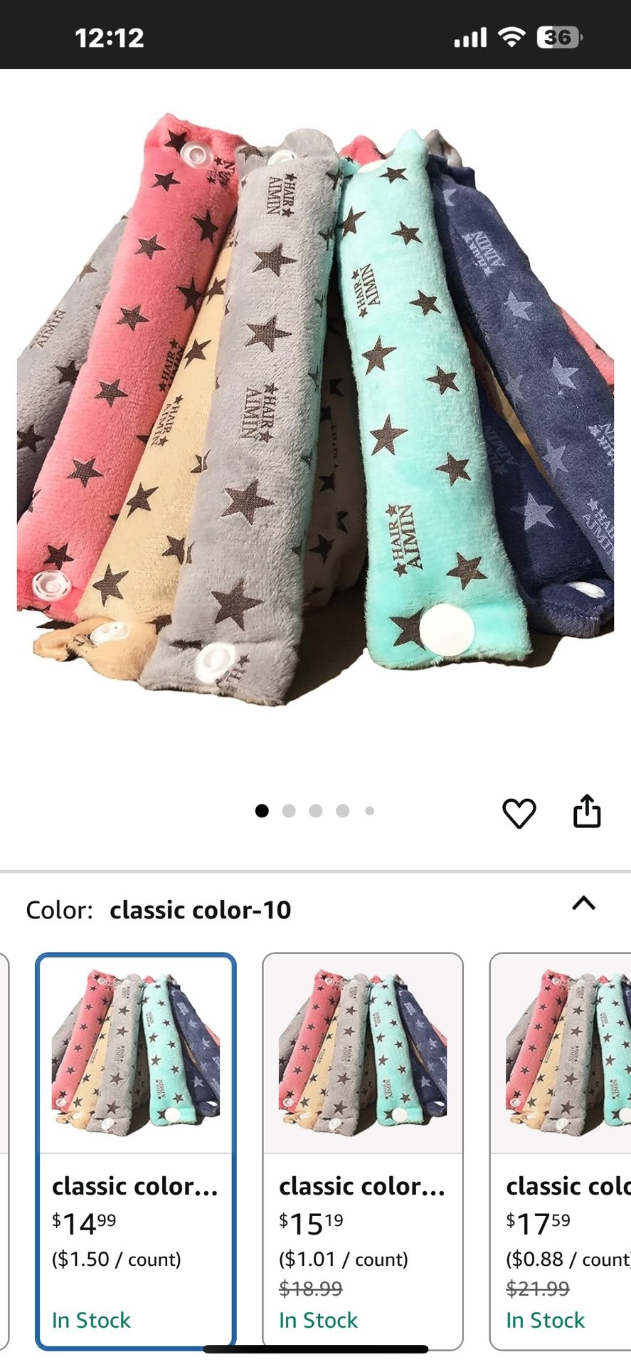 Aimin Hair Heatless Curlers