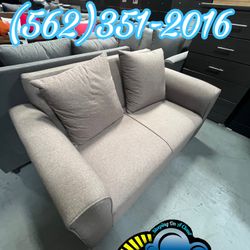 2 Seater Grey Couch New Sofa 