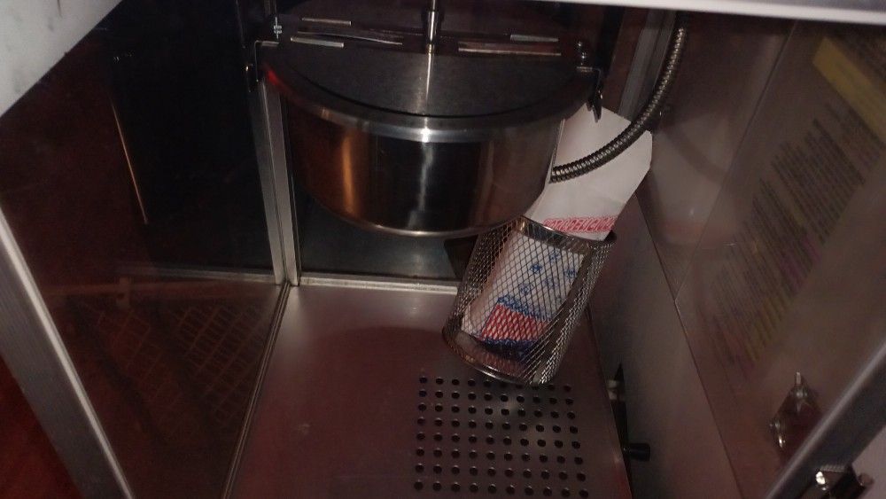 vintage concession stand popcorn machine still works pops popcorn great condition