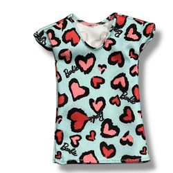 Barbie Signature Pink Heart Blue Dress Valentine Fits 11.5" Girl Fashion Doll 1:6