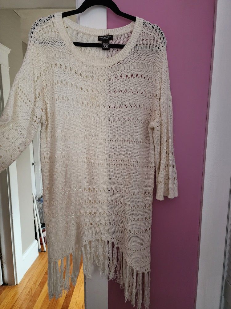Fringe Long Sweater