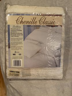 Chenille Classic 100% Cotton Pillow Sham