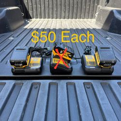 DEWALT 20V MAX XR Lithium-Ion 4.0Ah Battery & Charger **2 Available, $50 Each**