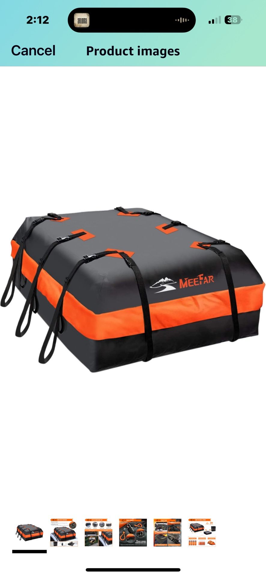 Meefar Car Roof Bag