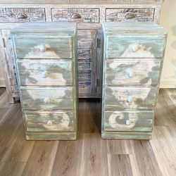 Nightstands Solid Wood Seahorse Front