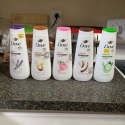 Dove Body Wash Bundle-5 Items!($39.85+Value$