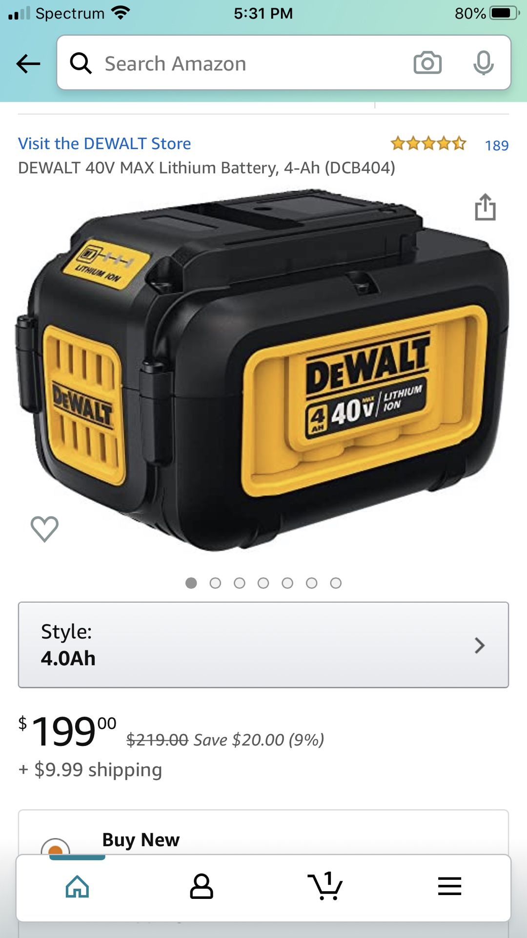 Dewalt 40volt . Two of them both fully charge and comes with charger. Pick up only