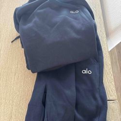 Alo Woman Navy Blue Size Small