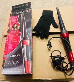 Remington curling wand &heat  glove