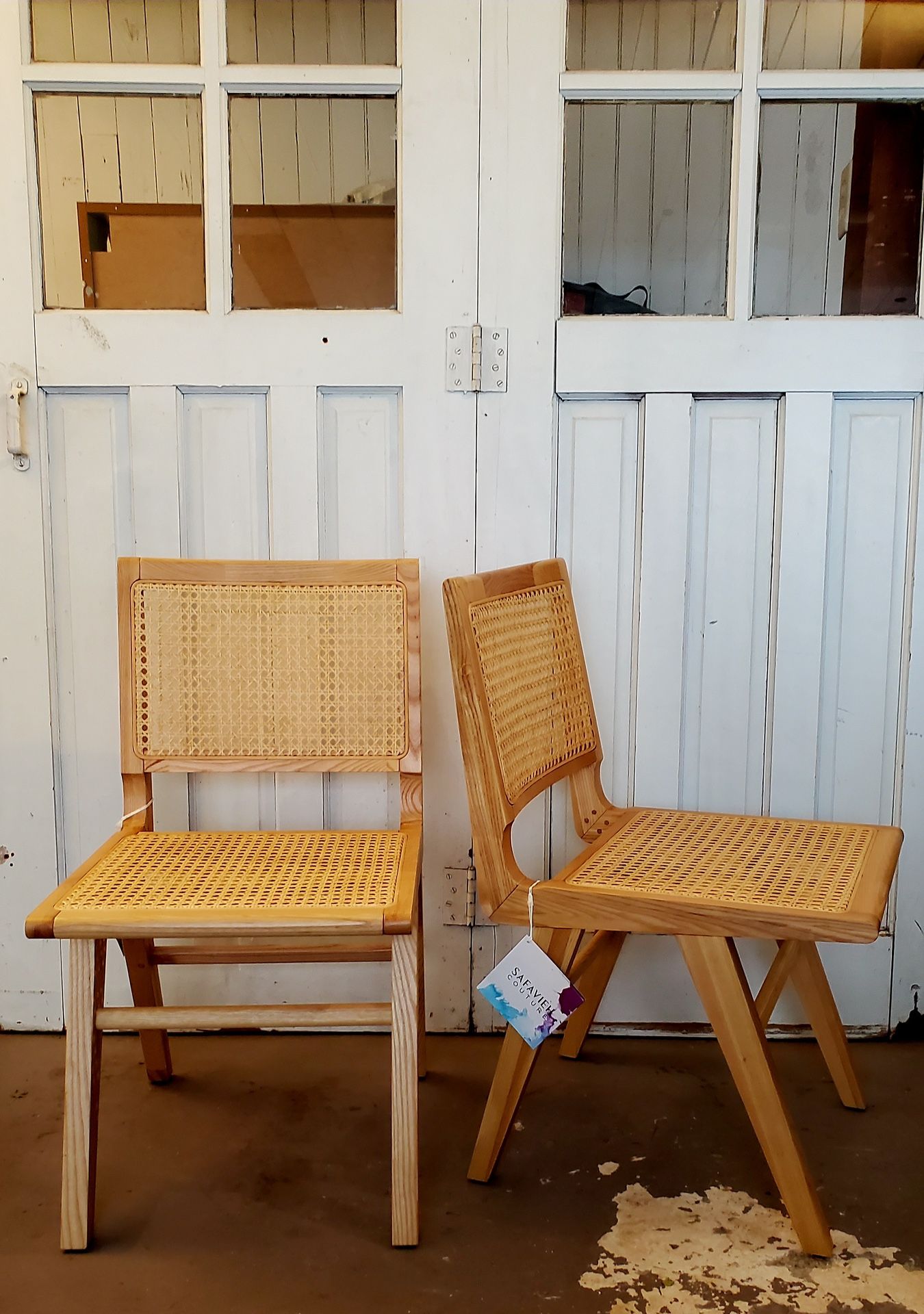 Atticus Cane Dining Chairs (set of 4)