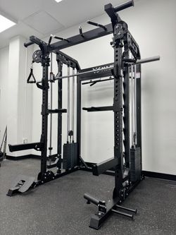 NEW SQUAT RACK SMITH MACHINE 5 in 1 RACK - FREE DELIVERY