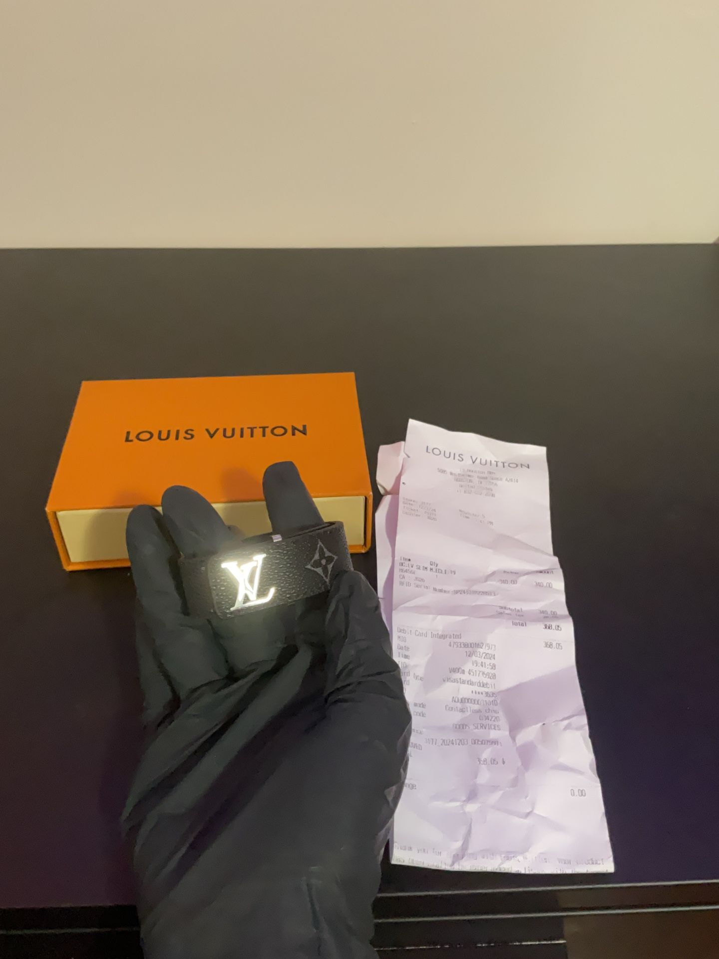 Real Authentic Louis Vuitton LV Slim Bracelet 