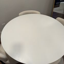White Dining Set