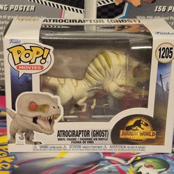 Jurassic World Atrociraptor Ghost Funko Pop