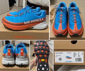 Brand New Merrell Agility Peak 5 Trail Running Shoes - Men’s 9.5 / EU 43.5