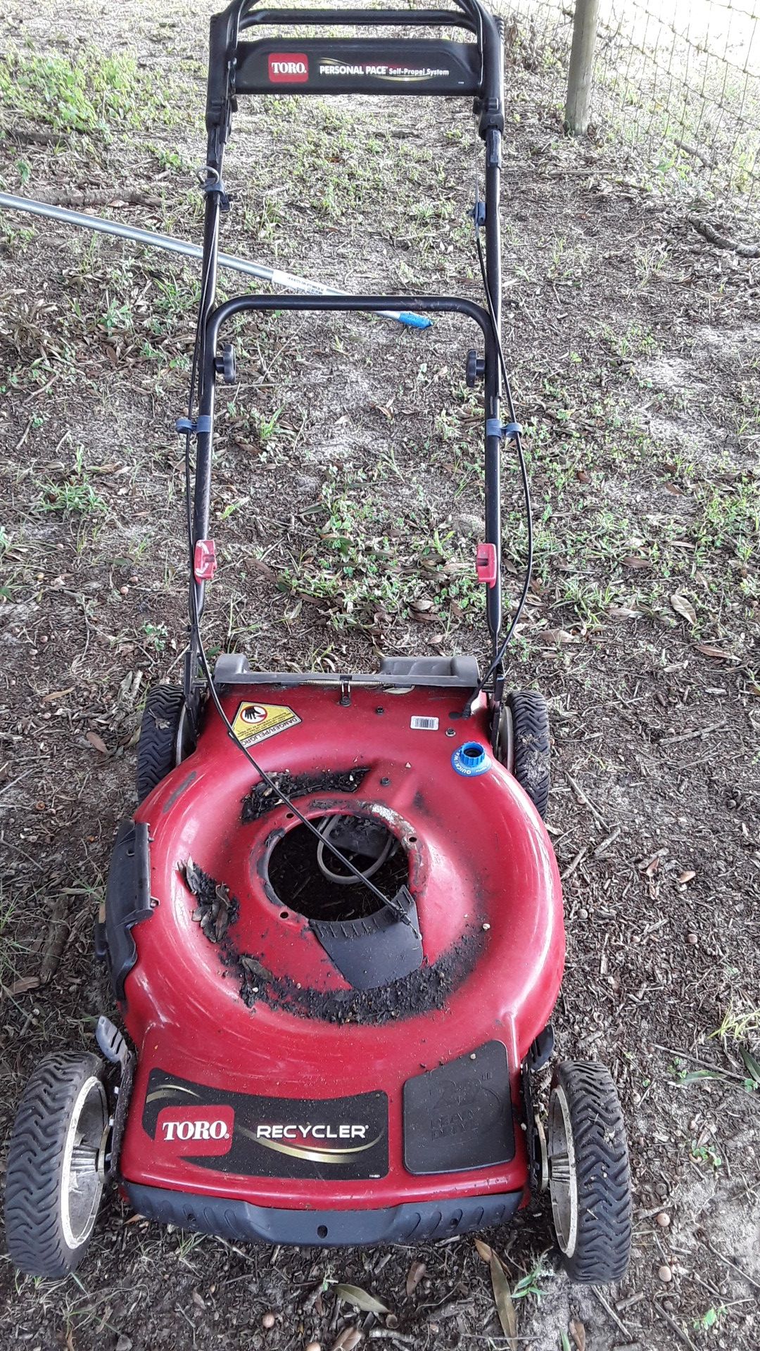 A Toro lawn mower frame $10