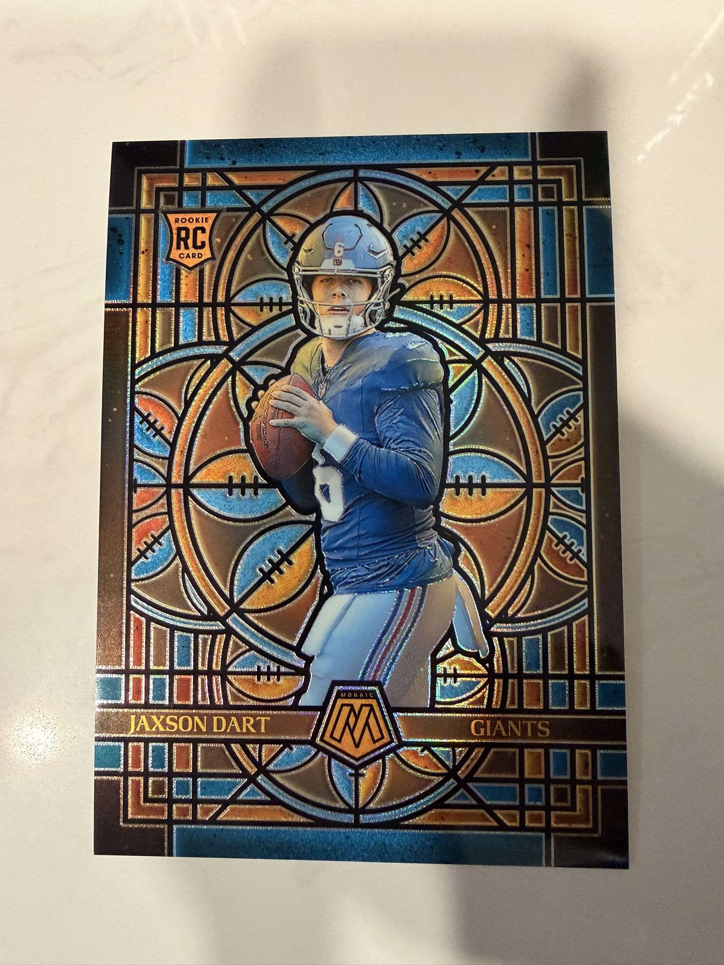 2025 Mosaic Jaxson Dart Jumbo Stained Glass Prizm #19