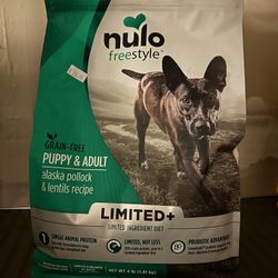NULO: LIMITED + Puppy & Adult Grain free: Alaska Pollock 4lb