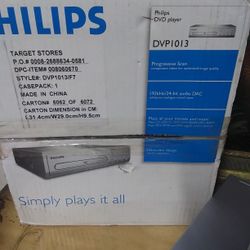 PHILIPS DVD PLAYER silver color