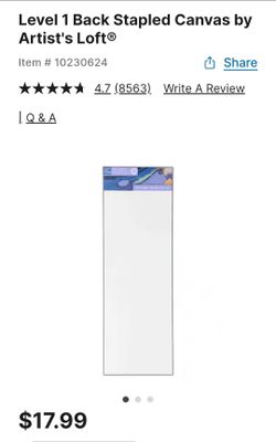 Canvases and art paper