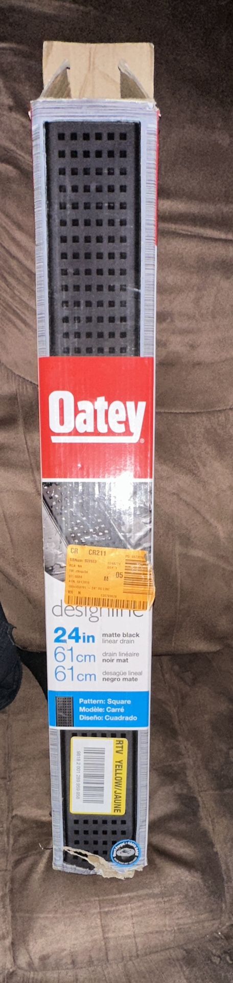 Oatey | Designline 24 in. Stainless Steel Linear Shower Drain | NEW OPEN BOX