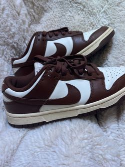 Brown/creme/white dunks