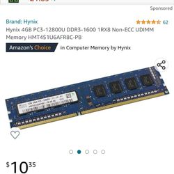 Computer RAM DDR3 4GB